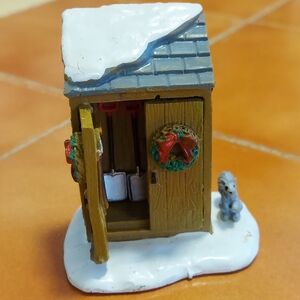 Lemax Utility Shed Christmas Village Figurine